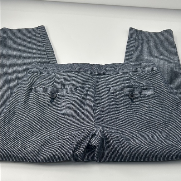 Banana Republic Men's Pinstriped Black Pants - Picture 7 of 16